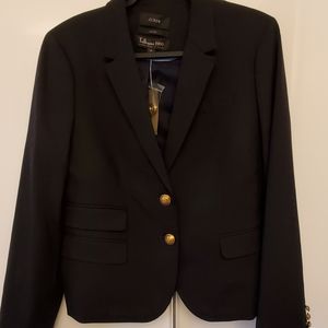 NWT black wool J Crew blazer 14